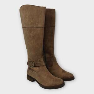 Born Braydon II Distressed Leather Tall Knee High Riding Boots Size 6 NEW